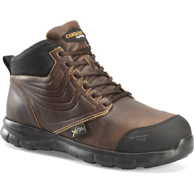 CAROLINA MEN'S LYTNING 1.9 MET COMP TOE in DARK BROWN