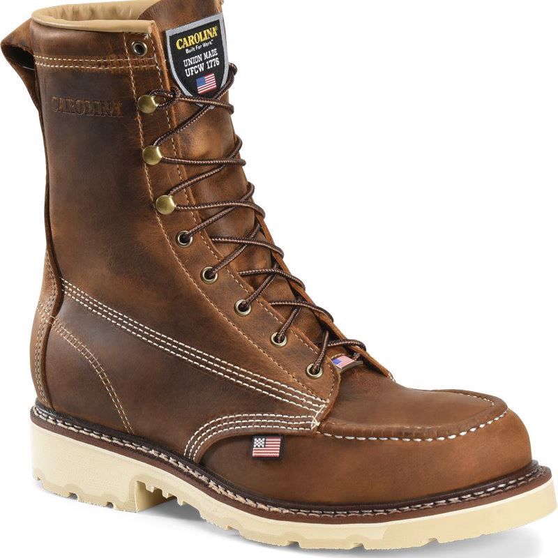 CAROLINA MEN'S FERRIC USA STEEL TOE in BROWN