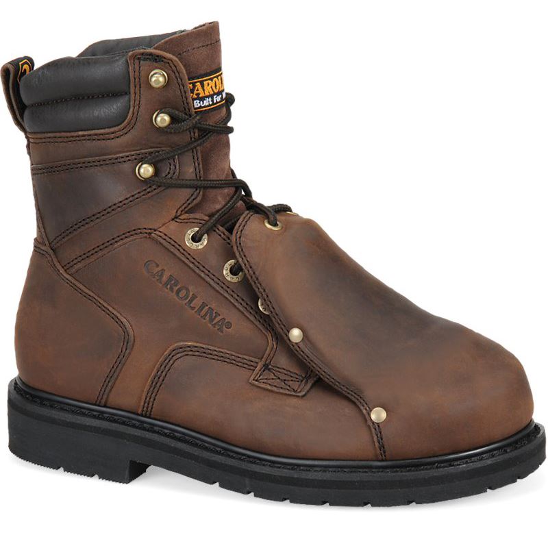 CAROLINA MEN'S METPRO STEEL TOE in MEDIUM BROWN