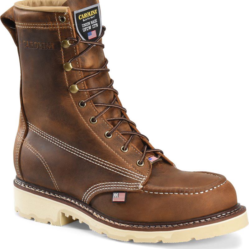 CAROLINA MEN'S FERRIC USA in DARK BROWN