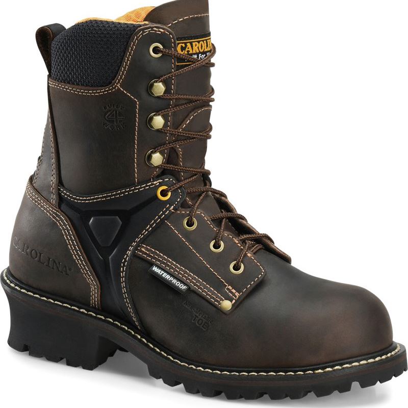 CAROLINA MEN'S TIMBER COMP TOE in DARK BROWN