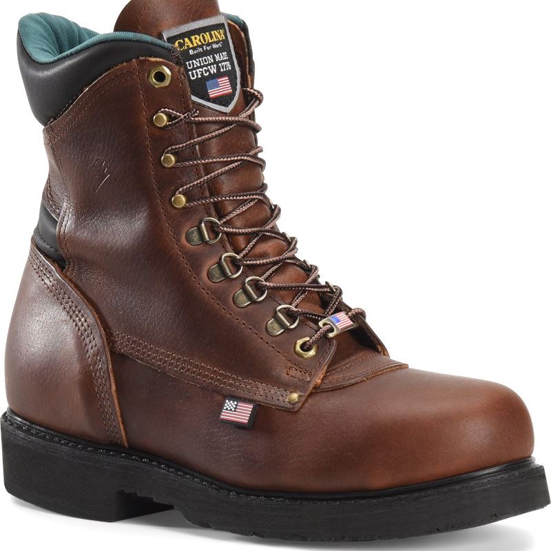 CAROLINA MEN'S SARGE HI STEEL TOE in LIGHT BROWN