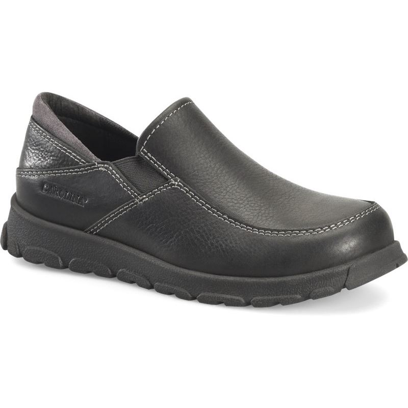 CAROLINA WOMEN'S S-117 ALUMINUM TOE SLIP-ON in BLACK