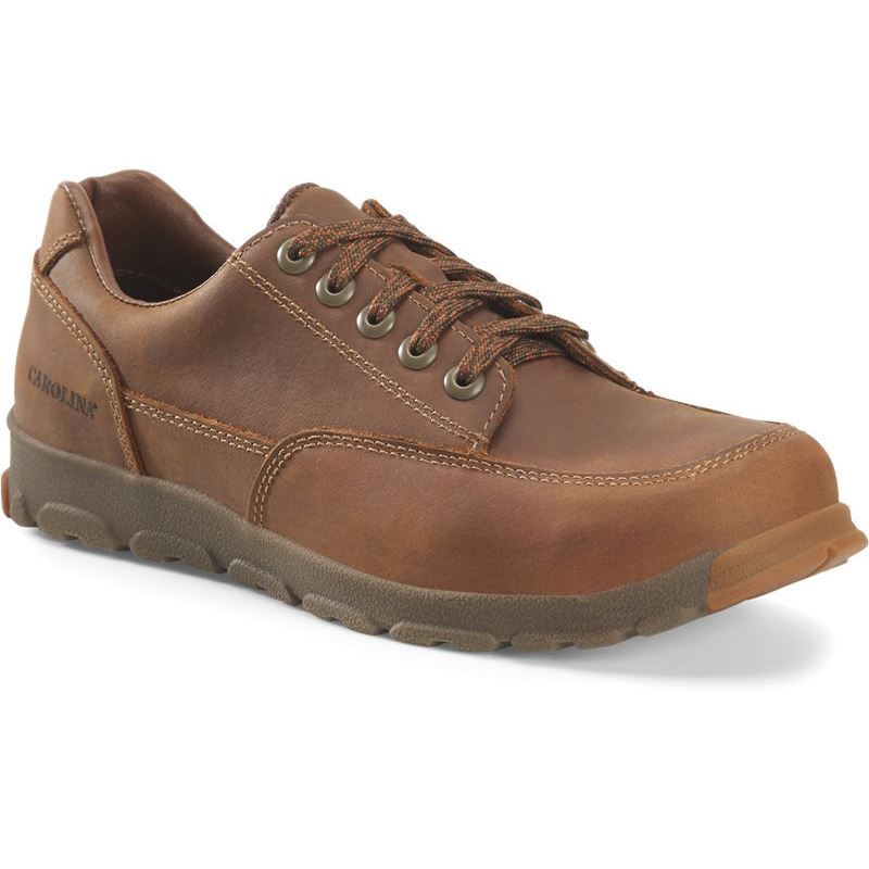 CAROLINA MEN'S S-117 ALUMINUM TOE OXFORD in DARK BROWN