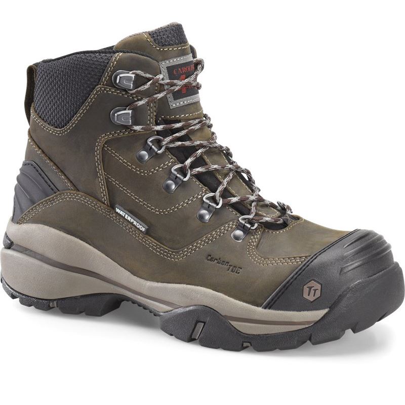 CAROLINA MEN'S FLAGSTONE COMP TOE in DARK BROWN