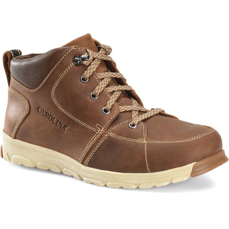 CAROLINA MEN'S S-117 ALUMINUM TOE HIKER in BROWN